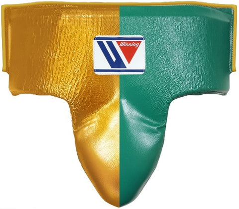 Winning High Cut Groin Protector - Gold · Green