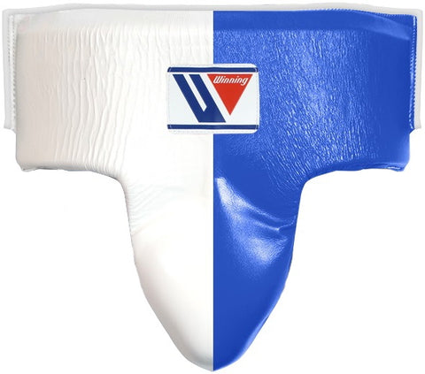 Winning High Cut Groin Protector - White · Blue
