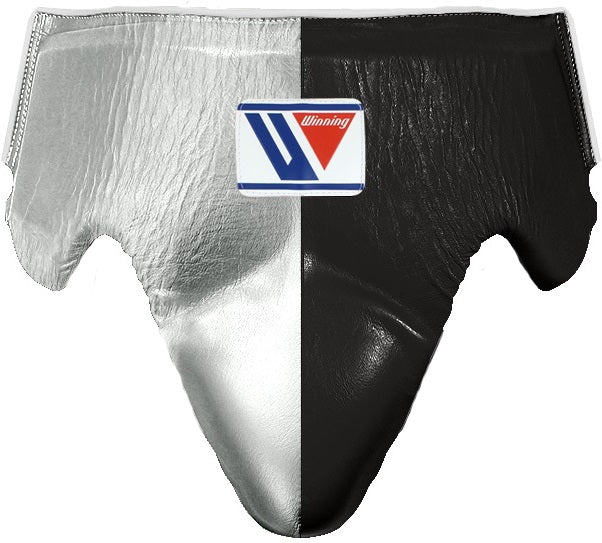 Winning Standard Cut Groin Protector Silver · Black WJapan Boxing