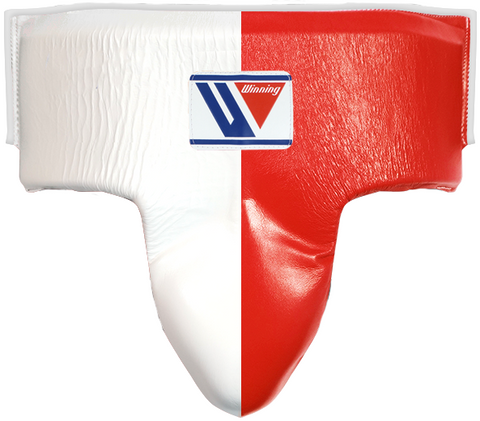 Winning High Cut Groin Protector - White · Red