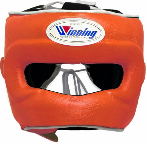 Winning Full Face Headgear Orange WJapan Boxing