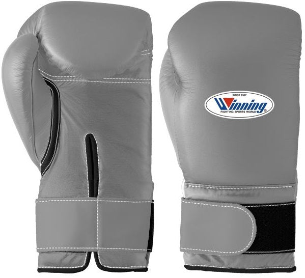 Winning Velcro Boxing Gloves Gray · Black WJapan Boxing