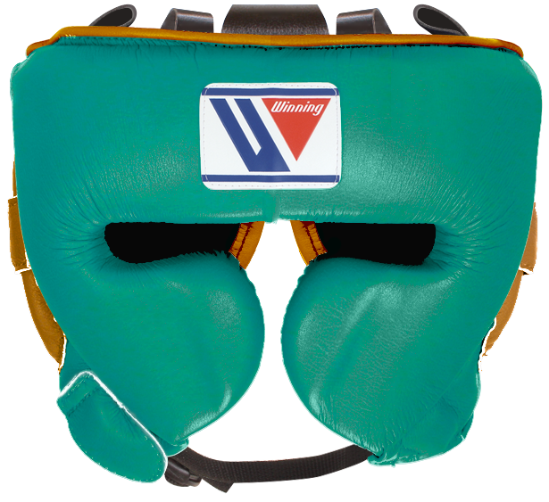 Winning Cheek Protector Headgear - Green · Gold – WJapan Boxing