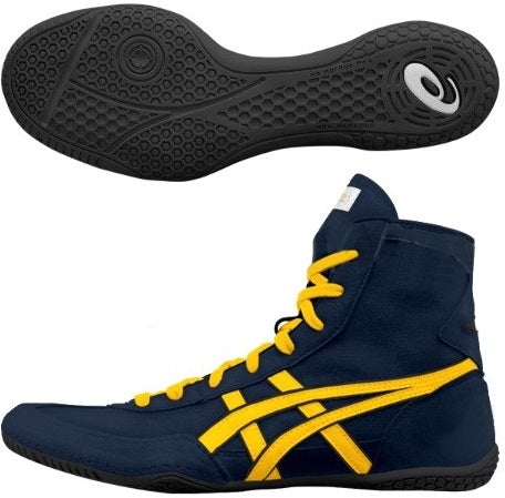 Asics Boxing Shoes -  Navy · Yellow