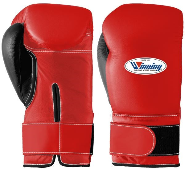 Winning Velcro Boxing Gloves Red · Black WJapan Boxing