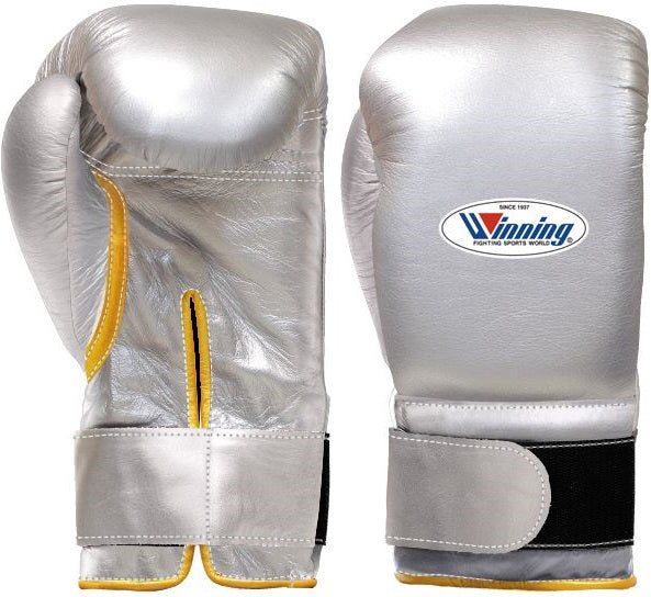 Winning Velcro Boxing Gloves Silver · Gold WJapan Boxing