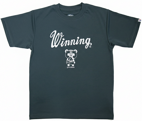Winning Vintage Bear T-shirt - Dark Gray