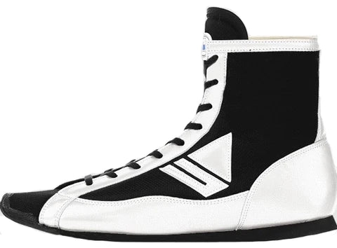 Winning Mid-Cut Type Boxing Shoes - Black · White