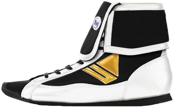 Winning Mid-Cut FOLD Type Boxing Shoes - Black · White