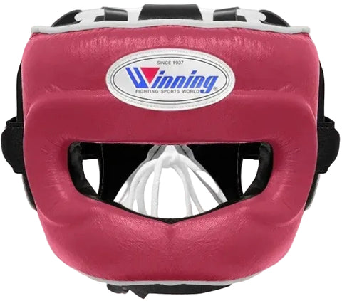 Winning Full Face Headgear - Dark Pink · Black