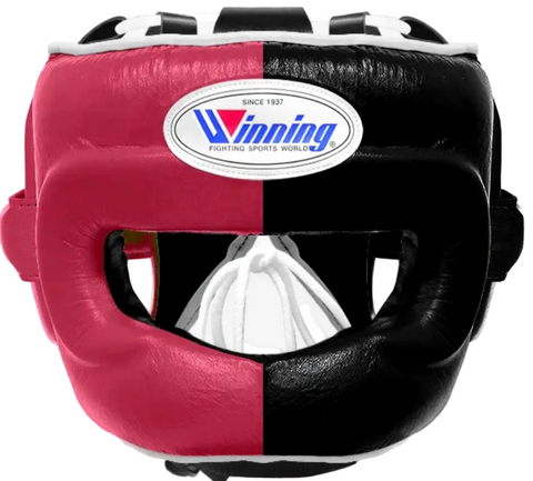 Winning Full Face Headgear - Dark Pink · Black