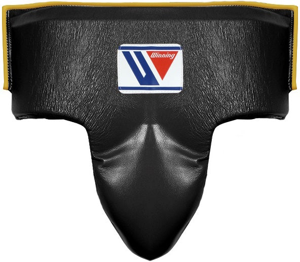 Winning High Cut Groin Protector Black Gold