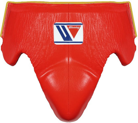 Winning Standard Cut Groin Protector - Red · Gold