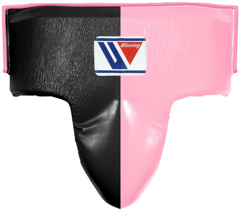 Winning High Cut Groin Protector - Black · Pink