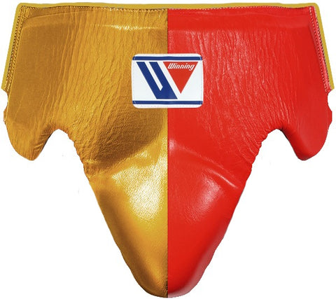 Winning Standard Cut Groin Protector - Gold · Red