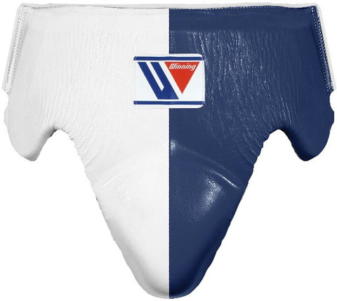 Winning Standard Cut Groin Protector - White · Navy