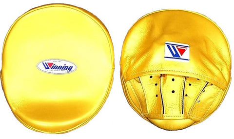 Winning Oval Curved Punch Mitts - Gold