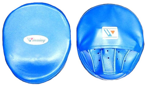 Winning Oval Curved Punch Mitts - Blue
