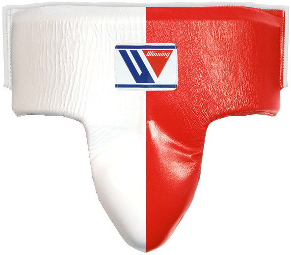 Winning High Cut Groin Protector - White · Red – WJapan Boxing