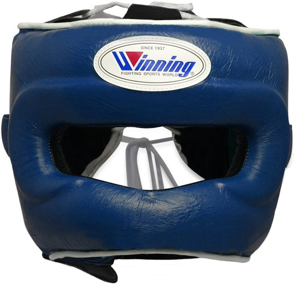 Winning Full Face Headgear Navy WJapan Boxing