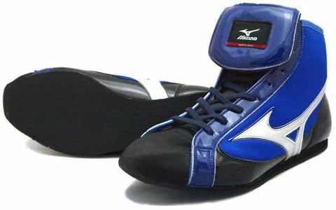 Mizuno Short-Cut Type Boxing Shoes - Black · Navy · White