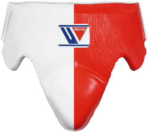 Winning Standard Cut Groin Protector - White · Red