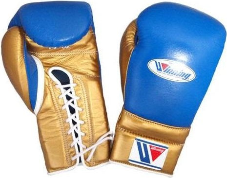 Blue and gold shop boxing gloves