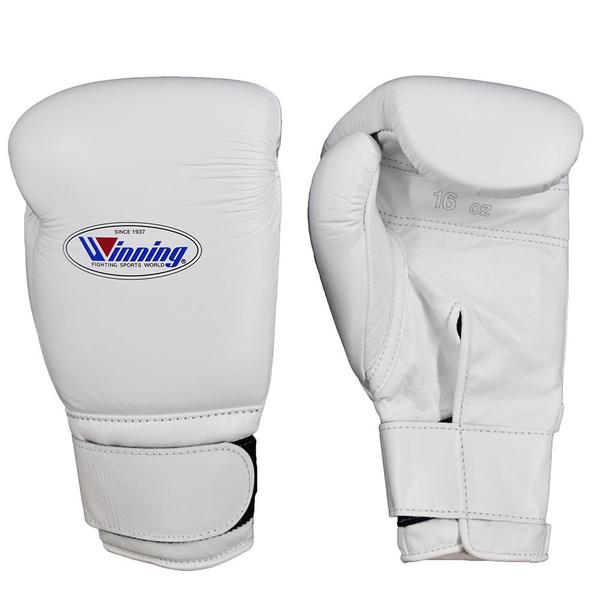 Winning Velcro Boxing Gloves White - Main Image