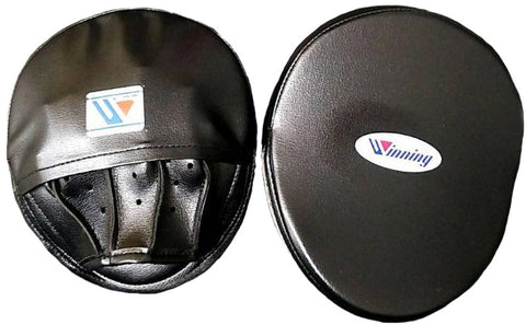 Winning Oval Curved Punch Mitts - Black