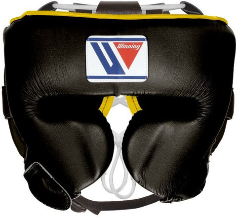 Winning Cheek Protector Headgear - Black · Yellow