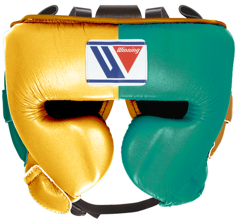 Winning Cheek Protector Headgear - Gold · Green