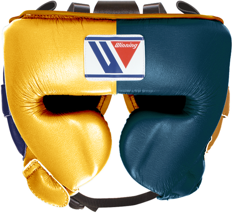 Winning Cheek Protector Headgear - Gold · Navy