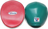 Winning Oval Curved Punch Mitts - Green · White · Red