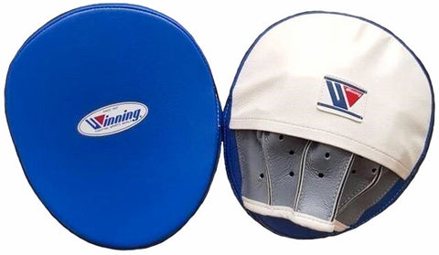 Winning Oval Curved Punch Mitts - Blue · White · Gray - WJapan Store
