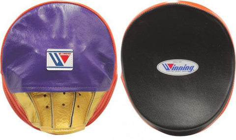 Winning Oval Curved Punch Mitts - Black · Orange · Purple · Gold