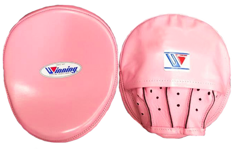 Winning Oval Curved Punch Mitts - Pink