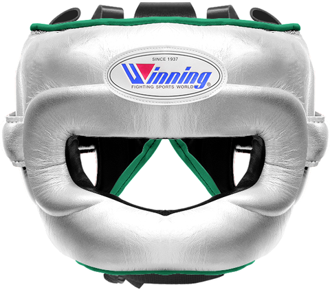 Winning Full Face Headgear - Silver · Green