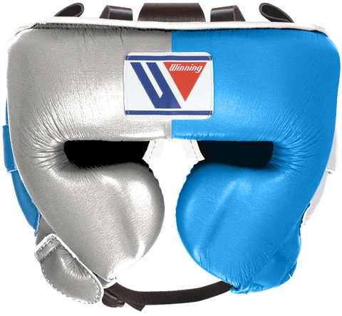 Winning Cheek Protector Headgear - Silver · Sky Blue