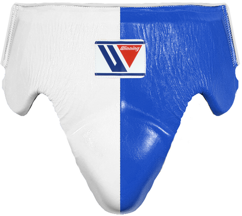 Winning Standard Cut Groin Protector - White · Blue