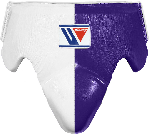 Winning Standard Cut Groin Protector - White · Purple