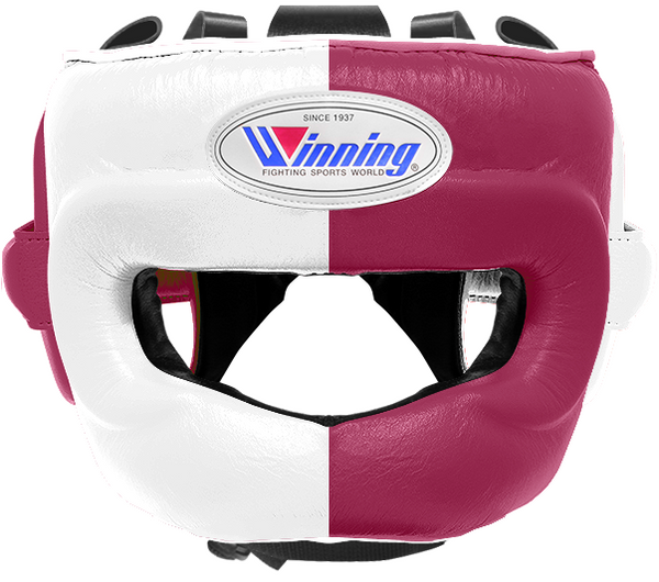 Winning Full Face Headgear - White · Wine Red – WJapan Boxing